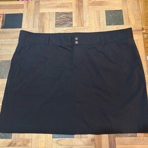 Columbia Black Sportswear Skirt with built-in shorts